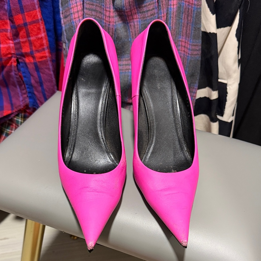 Balenciaga
Women's Square Knife Pumps Leather
